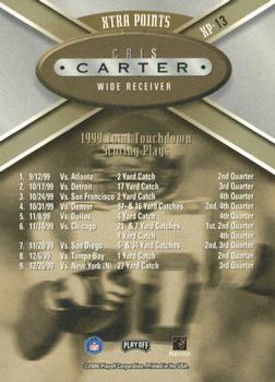 2000 Playoff Prestige - Xtra Points #XP-13 Cris Carter Back