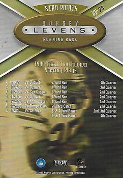 2000 Playoff Prestige - Xtra Points #XP-24 Dorsey Levens Back