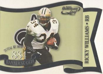 2000 Quantum Leaf - Banner Season #BS-10 Ricky Williams Front