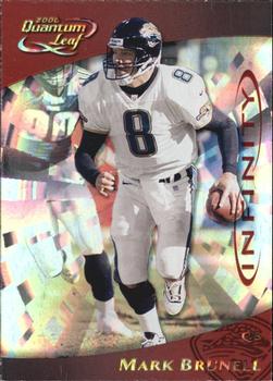 2000 Quantum Leaf - Infinity Red #129 Mark Brunell Front