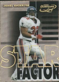 2000 Quantum Leaf - Star Factor #SF 15 Jamal Anderson Front