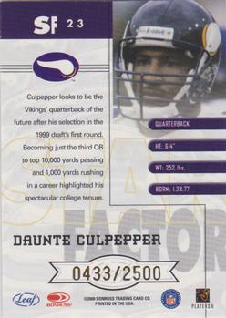 2000 Quantum Leaf - Star Factor #SF 23 Daunte Culpepper Back