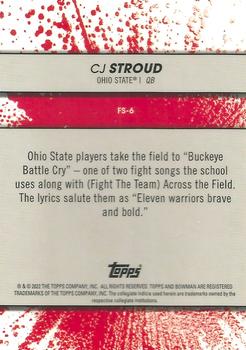 2022-23 Bowman's Best University - Fight Song #FS-6 CJ Stroud Back