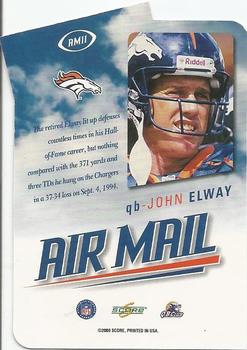 2000 Score - Air Mail #AM11 John Elway Back