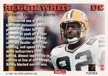 1995 Topps - Hit List #11 Reggie White Back