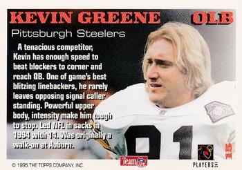 1995 Topps - Hit List #15 Kevin Greene Back
