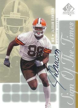 2000 SP Authentic - Sign of the Times #JD JaJuan Dawson Front