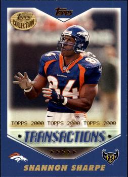 2000 Topps - Topps Collection #158 Shannon Sharpe Front