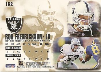 1995 Ultra #162 Rob Fredrickson Back