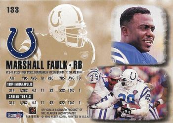 1995 Ultra #133 Marshall Faulk Back