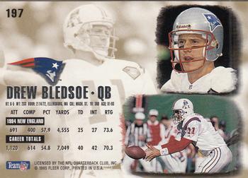 1995 Ultra #197 Drew Bledsoe Back