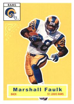 2000 Topps Gallery - Heritage Proofs #H1 Marshall Faulk Front