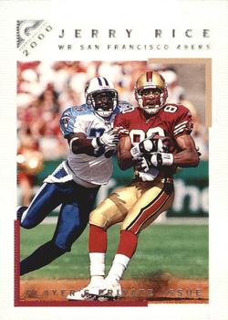 2000 Topps Gallery - Player's Private Issue #39 Jerry Rice Front