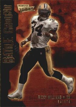 2000 Upper Deck Ultimate Victory - Battle Ground #BG5 Ricky Williams Front
