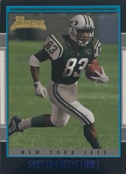 2001 Bowman - Gold #198 Santana Moss Front