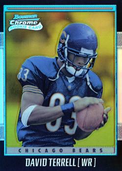 2001 Bowman Chrome - Gold Refractors #142 David Terrell Front