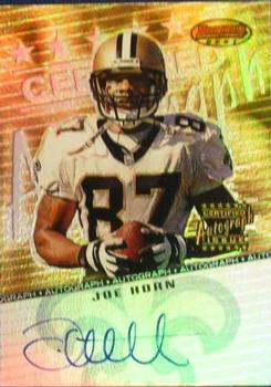 2001 Bowman's Best - Autographs #BB-JH Joe Horn Front