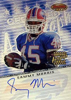 2001 Bowman's Best - Autographs #BB-SMO Sammy Morris Front