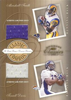 2001 Donruss Classics - Classic Combos #CC-26 Marshall Faulk / Terrell Davis Front