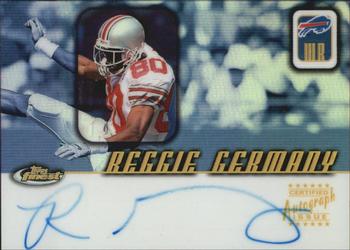2001 Finest - Autographs #FA-RG Reggie Germany Front