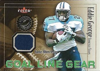 2001 Fleer Authority - Goal Line Gear #NNO Eddie George Front