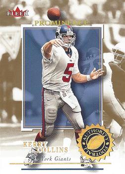 2001 Fleer Authority - Prominence SN125 #27 Kerry Collins Front