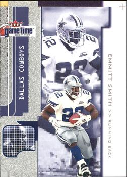 2001 Fleer Game Time - Extra #34 Emmitt Smith Front