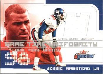 2001 Fleer Game Time - Uniformity #NNO Jessie Armstead Front