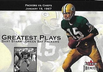 2001 Fleer Premium - Greatest Plays #7 GP Bart Starr Front