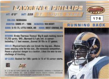 1996 Bowman's Best #176 Lawrence Phillips Back