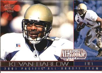 2001 Pacific - All-Rookie Team #1 Kevan Barlow Front