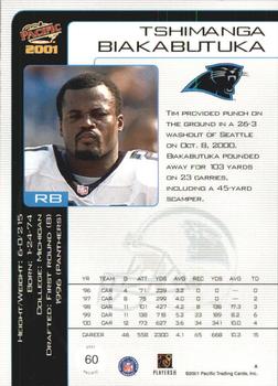 2001 Pacific - Retail LTD #60 Tim Biakabutuka Back