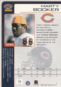 2001 Pacific - Retail LTD #75 Marty Booker Back