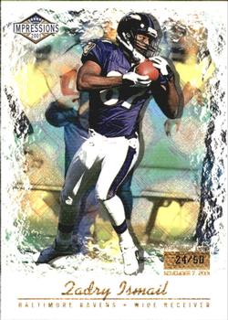 2001 Pacific Canvas Impressions - Premiere Date #11 Qadry Ismail Front