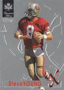1996 Classic NFL Experience - X #X-7 Steve Young Front