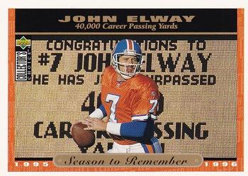 1996 Collector's Choice #55 John Elway Front