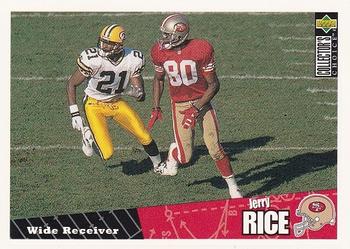 1996 Collector's Choice #104 Jerry Rice Front