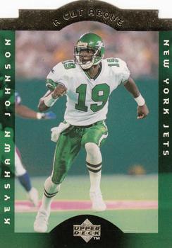 1996 Collector's Choice - A Cut Above #7 Keyshawn Johnson Front