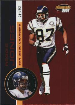 2001 Pacific Invincible - Red #213 Reggie Jones Front