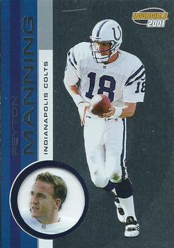 2001 Pacific Invincible - Retail #98 Peyton Manning Front