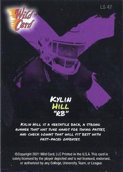 2021 Wild Card Alumination - Light Show Red Chase Purple #LS-47 Kylin Hill Back