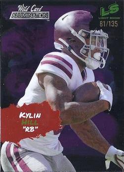 2021 Wild Card Alumination - Light Show Red Chase Purple #LS-47 Kylin Hill Front