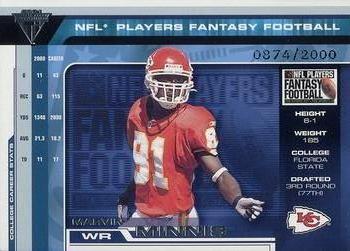 2001 Pacific Private Stock Titanium - 2002 Hawaii Trade Conference Players Fantasy Silver #12 Marvin Minnis Front