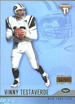 2001 Pacific Private Stock Titanium - Premiere Date #94 Vinny Testaverde Front