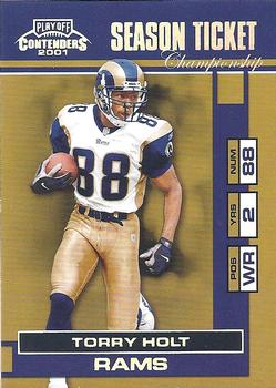 2001 Playoff Contenders - Championship Ticket #89 Torry Holt Front