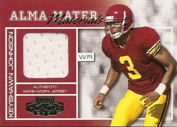 2001 Playoff Honors - Alma Mater Materials #AM-10 Keyshawn Johnson Front