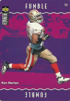 1996 Collector's Choice Update - You Make The Play #Y32 Ken Norton Front
