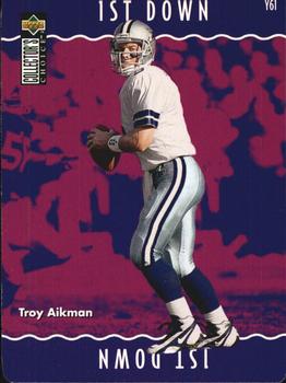 1996 Collector's Choice Update - You Make The Play #Y61 Troy Aikman Front