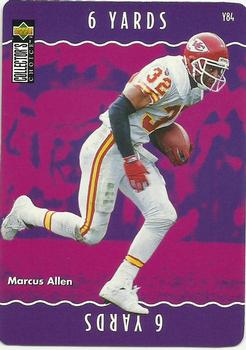 1996 Collector's Choice Update - You Make The Play #Y84 Marcus Allen Front