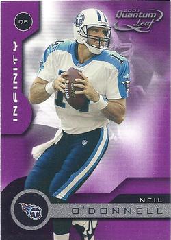 2001 Quantum Leaf - Infinity Purple #186 Neil O'Donnell Front